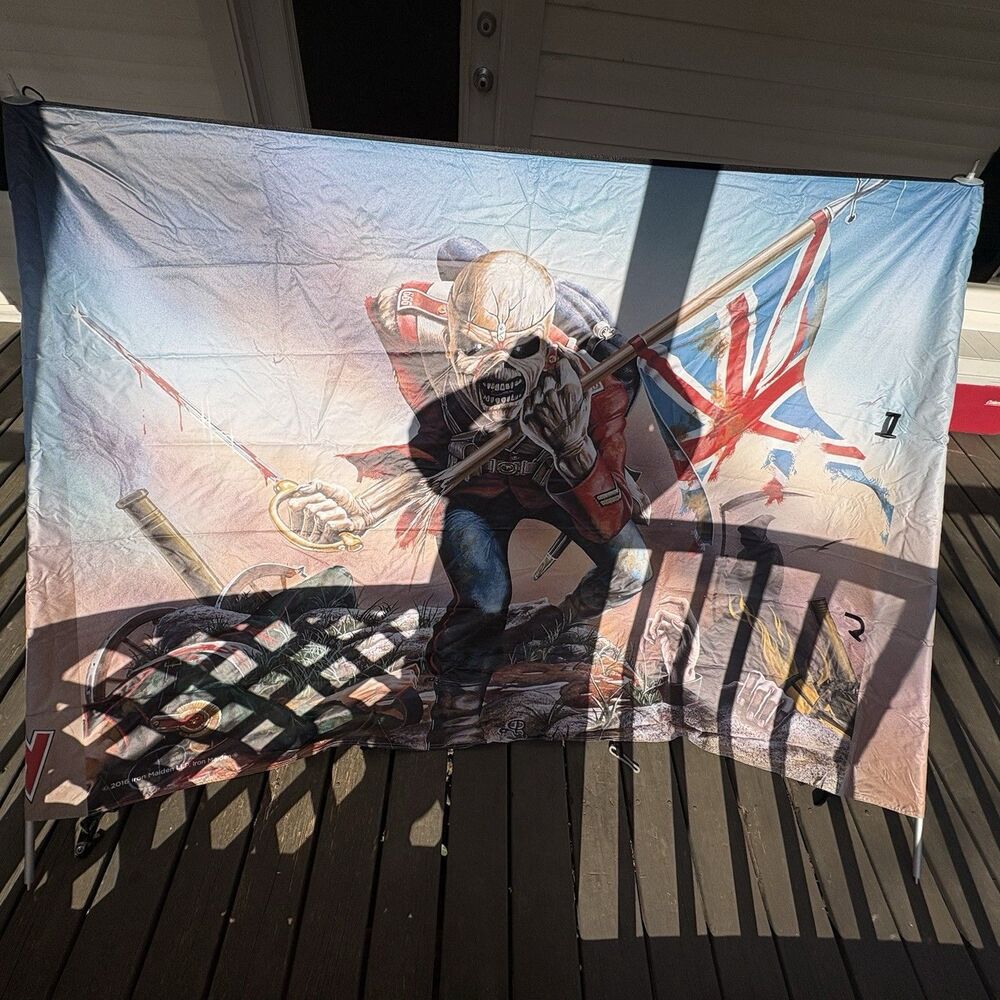 Iron Maiden: ‘Trooper’ FieldCandy SOLD OUT Ltd. 2-3 Person Camping Festival Tent - Picture 1 of 8